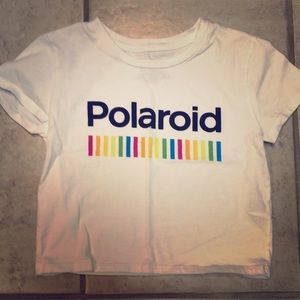 Forever 21 Polaroid Crop Top Girls Size M